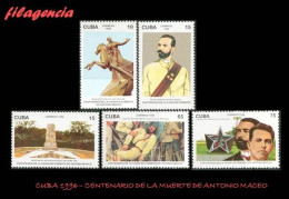 CUBA MINT. 1996-21 CENTENARIO DE LA MUERTE DEL MAYOR GENERAL  ANTONIO MACEO - Ungebraucht