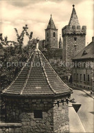 72429927 Stassfurt Turmgasse Mit Eulenturm Und Schiefem Turm Hohenerxleben - Stassfurt