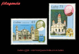 CUBA MINT. 1998-01 VISITA DE JUAN PABLO II A CUBA - Ungebraucht