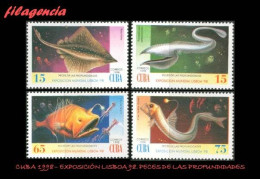 CUBA MINT. 1998-14 EXPOSICIÓN UNIVERSAL LISBOA 98. PECES DE LAS PROFUNDIDADES - Ungebraucht