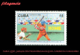 CUBA MINT. 1998-20 JUEGOS CENTROAMERICANOS & DEL CARIBE EN MARACAIBO - Ungebraucht