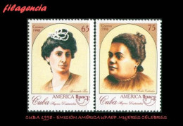 CUBA MINT. 1998-26 EMISIÓN AMÉRICA UPAEP. MUJERES CÉLEBRES - Ungebraucht