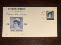 CUBA FDC COVER 1957 YEAR NURSE HEALTH MEDICINE STAMP - Lettres & Documents