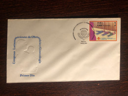 CUBA FDC COVER 1976 YEAR GYNECOLOGY AND OBSTETRICS HEALTH MEDICINE STAMP - Lettres & Documents