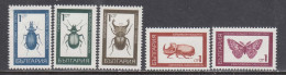 Bulgaria 1968 - Insects, Mi-Nr. 1826/30, MNH** - Ungebraucht