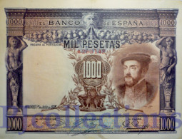 SPAIN 1000 PESETAS 1925 PICK 70c AU - 1000 Pesetas