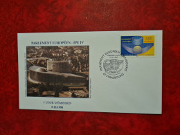 Lettre / Carte 1998 STRASBOURG PARLEMENT EUROPEEN FDC - Sonstige & Ohne Zuordnung