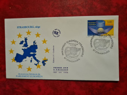 Lettre / Carte 1998 STRASBOURG PARLEMENT EUROPEEN FDC - Autres & Non Classés