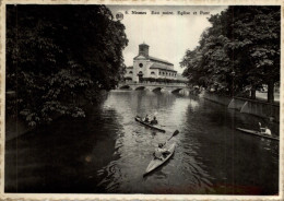 B 5670 VIROINVAL - NISMES, Eau Noire, Eglise & Pont, Kajakfahrer, 1953 - Viroinval