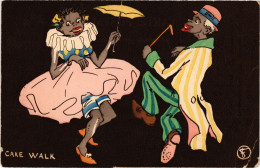 PC ARTIST SIGNED, FERNEL, CARICATURE, CAKEWALK, Vintage Postcard (b51785) - Fernel