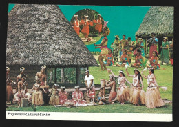 Laie Oahu Polynesian Cultural Center Dancing Display Hawai USA Photo Card Htje - Oahu