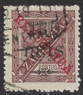 Zambezia – 1915 King Carlos Overprinted REPUBLICA 130 Réis Over 2 1/2 Réis Used Stamp - Zambezië