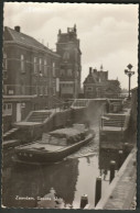 Zaandam - Groote Sluis Met Binnenvaartschip Rond 1950 - Zaandam