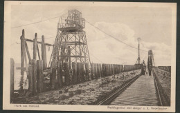 Hoek Van Holland 1916 - Reddingskooi Met Steiger Aan De Noorderpier - Hoek Van Holland