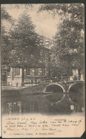 Leiden 1903 - Universiteit Straatbeeld - Leiden