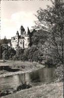 72402820 Mayen Schloss Buerresheim Uferpartie Am Fluss Mayen - Mayen
