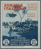 Italian Somaliland - Service Stamps: 1934, Italian Somalia, 25 C From The Naples - Somalie