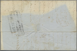 Russian Post In The Levante: 1848, EL From KONSTANTINOPEL Showing A Faint Strike - Turkish Empire