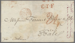 Schweiz - Vorphilatelie: 1840, 19.Feb., Eingangspost Aus BRASILIEN, Brief Aus Ri - ...-1845 Prephilately
