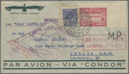 Zeppelin Mail - Overseas: 1930, Brief Von Der Rückfahrt Der Zeppelin-Südamerikaf - Zeppeline