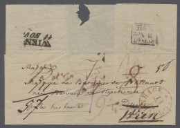 Sachsen - Vorphilatelie: 1836 (ca.), Brief Aus Den Niederlanden Nach Dresden Und - Prephilately