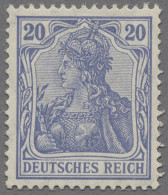 Deutsches Reich - Germania: 1906, Deutsches Reich Mit Wz. 1, Friedensdruck, 20 P - Unused Stamps