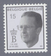 1993 Nr 2520** Rouwzegel Koning Boudewijn. - 1990-1993 Olyff