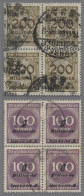 Deutsches Reich - Inflation: 1923, 200 Mio. Dunkelbraunoliv Und 1 Mrd. Grauvioke - Used Stamps