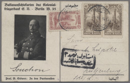 Militärmission: 1916-1918, Sechs Sehr Interessante Belege, Dabei Ein Feldpostbri - Turkey (offices)