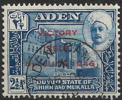 ADEN (HADHRAMAUT)..1946..Michel # 13...used. - Aden (1854-1963)