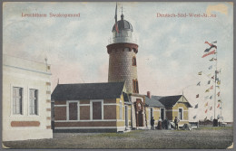 Deutsch-Südwestafrika - Besonderheiten: 1906, Ansichtskarte "Leuchtturm Swakopmu - German South West Africa