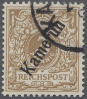Deutsche Kolonien - Kamerun: 1898-1900, Krone/Adler Mit Diagonalem Überdruck "Ka - Kamerun
