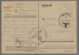 Feldpost 2. Weltkrieg: SS-FELDPOST; 1943, Feldpostkarte Mit Feldpoststempel Vom - Sonstige