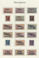 Liquidationsposten: Memel: 1920-1939, Interessante Sammlung In Allen Erhaltungsa - Stamp Boxes