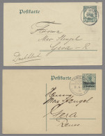 Deutschland: 1866-1969 (ca.), Partie Von Etwa 80 Belegen In 2 Alben Mit U.a. Bay - Collections