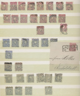 Deutsches Reich: 1872-1920, überwiegend Gestempelte Partie In Einem Einsteckbuch - Collections