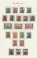 Deutsche Abstimmungsgebiete: Saargebiet: 1920/1934, Sehr Gute Postfrische Teilsa - Unused Stamps