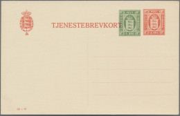 Denmark - Postal Stationery: 1875/1955 (ca.), Assortment Of Apprx. 61 Unused Sta - Ganzsachen