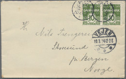 Denmark - Post Marks: 1910/1990 (ca.), Balance Of Apprx. 500 Covers/cards, Compr - Maschinenstempel (EMA)