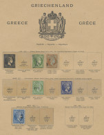 Greece: 1861-2006, Sammlung In 2 Schaubek-Vordruckalben Mit U.a. 17 Großen Und 2 - Gebraucht