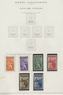 Vatican City: 1929-1979, **/*/gestempelte Sammlung In Marini-Falzlosbinder Mit V - Collections