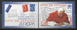 Vatican YT 1454-1455 Neuf Sans Charnière XX MNH Europa 2008 - Ungebraucht