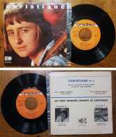 RARE French EP 45t RPM BIEM (7") CHRISTIANE «Pierrot Chantant» +3 (1964) - Verzameluitgaven