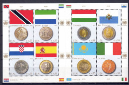 UNO Wien 2007 - Flaggen Und Münzen, Nr. 489 - 496 Im Klb., Postfrisch ** / MNH - Neufs