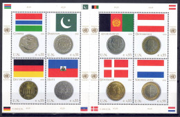 UNO Wien 2006 - Flaggen Und Münzen, Nr. 477 - 484 Im Klb., Postfrisch ** / MNH - Nuovi