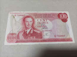 Billete De Luxemburgo De 100 Francos, Año 1970 - Luxemburg