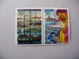 Japon   2002  N° Y&T: 3212 Et 3213 "port De Yokohama"  2 V. Se Tenant MNH - Nuevos