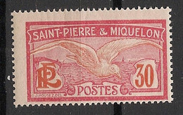 SPM - 1922-28 - N°YT. 111 - Goéland 30c - Neuf Luxe ** / MNH / Postfrisch - Unused Stamps