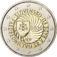 Slovaquie, 2 Euro, 2016, Bimétallique, SPL+, KM:New - Slovaquie