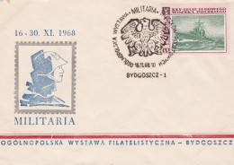 Ogolnopska Wystawa Znaczkow Pocztowych - Militaria - Bydgoszcz - 1968 - Covers & Documents